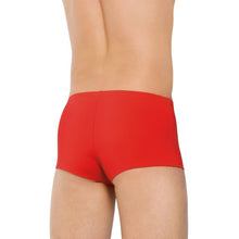 Boxeri sexy SOFTLINE Shorts 4500, din material elastic, design cu fermoare în părți, culoare roșu, mărime XL