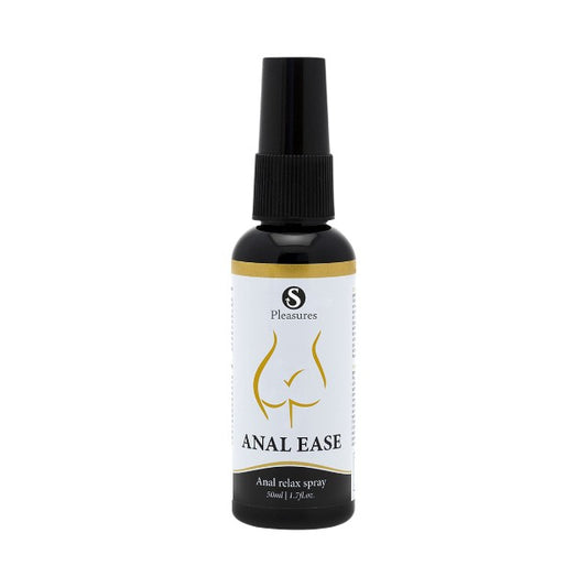 Spray pentru relaxare anală S PLEASURES Anal Ease, pe bază de apă, compatibil cu prezervative, 50 ml