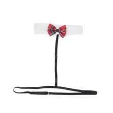 Costum erotic școlăriță SUBBLIME Sexy University Costume, cu sutien, chilot sexy și ham cu papion, mărime L/XL