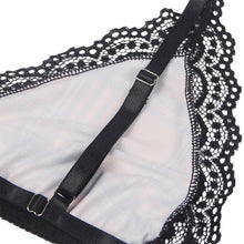 Costum erotic școlăriță SUBBLIME Sexy University Costume, cu sutien, chilot sexy și ham cu papion, mărime L/XL