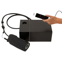 Masturbator automat SUCK-O-MAT 3, 10 funcții de simulare sex oral, cu 280 impulsuri pe minut, 10 funcții de vibrație, negru cu gri