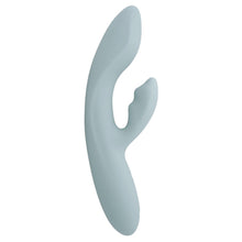 Vibrator rabbit SVAKOM CHIKA, pentru clitoris și punctul G, control prin aplicație, cu funcție de încălzire, 6 funcții de vibrație, verde