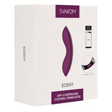 Vibrator pentru chilot SVAKOM EDENY, cu lenjerie inclusă, control prin aplicație, 11 funcții de vibrație, mov