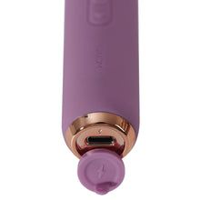 Aparat de masaj interactiv SVAKOM Mini Emma Neo, vibrator wand cu 6 funcții de vibrație, control prin aplicație, mov