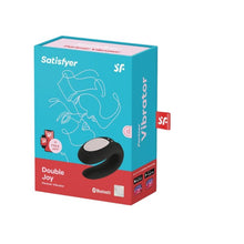 Vibrator SATISFYER - Joy Black, control prin aplicatie, pentru stimulare interna si clitoridiana