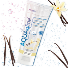Lubrifiant Aquaglide Vanilla, pe baza de apa, cu aroma de vanilie, 100 ml
