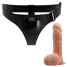 Ham Strap-On PRETTY LOVE universal cu dildo-HARNESS 20 CM,NATURAL