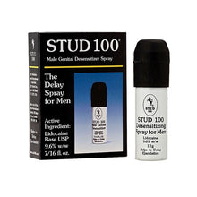 Spray concentrat STUD 100 Black, pentru întârzierea ejaculării, fără gust, fără miros, 12 ml (cca 120 pulverizări)