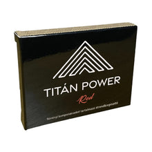 Capsule TITAN POWER Red, pentru libido, performanță sexuală și sănătate sexuală masculină, 3 capsule