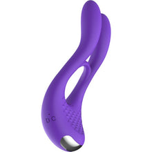 Inel vibrator pentru penis TOYJOY Joy Ride to Paradise, control prin telecomandă, 4 funcții de pulsații, 3 funcții de vibrație, mov