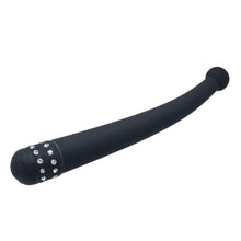 Vibrator pentru punctul G TOYZ4LOVERS Bulb of Diamond, design cu strasuri, cu vibrații multiple, 21.7 cm, negru (00904382)