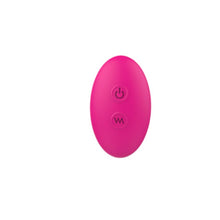 Vibrator dublu TOYZ4LOVERS Elys Love Gun, strap-on fără ham, control prin telecomandă, cu vibrații multiple, 21.8 cm, roz