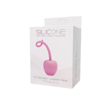 Jucărie erotică TOYZ4LOVERS My Secret Cherry Pink, în formă de cireașă, utilizare vaginală sau anală, din silicon, roz
