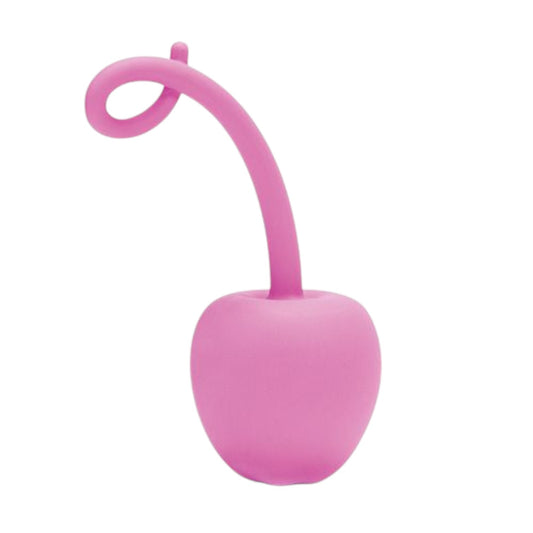 Jucărie erotică TOYZ4LOVERS My Secret Cherry Pink, în formă de cireașă, utilizare vaginală sau anală, din silicon, roz