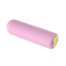 Vibrator bullet TOYZ4LOVERS Power Pocket Pink Dreams, pentru stimularea clitorisului, 10 funcții de vibrație, 6 cm, roz