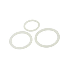 Set 3 inele pentru penis TOYZ4LOVERS Silicone Cock, din silicon premium, pentru erecții de durată, culoare alb (00802830)