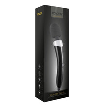 Aparat de masaj ToyJoy - Wonder Wand, pentru corp si zonele intime, 3 functii de vibratie, negru, 33.5 cm