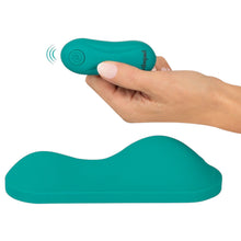 Pernă vibratoare VIBEPAD Intense, cu telecomandă, pentru stimulare clitoris, vulvă și zonă anală, 10 funcții de vibrație, turcoaz