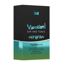 Gel INTT Vibration! Gin & Tonic, pentru stimulare si excitare, senzatie vibranta, Unisex, 15 ml