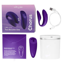 Stimulator WEVIBE - CHORUS, control prin telecomanda si aplicatie, pentru stimularea punctului G, clitorisului si penisului in timpul penetrarii, 12 cm, culoare mov