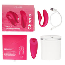 Stimulator WEVIBE - CHORUS, control prin telecomanda si aplicatie, pentru stimularea punctului G, clitorisului si penisului in timpul penetrarii, 12 cm, culoare roz