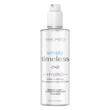 Lubrifiant WICKED Simply Timeless Hybrid, pe bază de apă și silicon, formulă extra-hidratantă, cu vitamina E și scualan, 120 ml