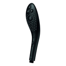 Cap de duș stimulator WOMANIZER Wave Black, pentru stimularea clitorisului, 3 tipuri de jet, 2 intensități, negru