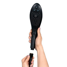 Cap de duș stimulator WOMANIZER Wave Black, pentru stimularea clitorisului, 3 tipuri de jet, 2 intensități, negru