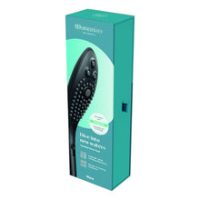 Cap de duș stimulator WOMANIZER Wave Black, pentru stimularea clitorisului, 3 tipuri de jet, 2 intensități, negru