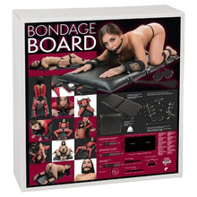 Placă pliabilă YOU2TOYS Bondage Board, mobilier căptușit pentru jocuri BDSM, cu cătușe, zgardă, căluș, bici și mască incluse