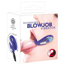 Vibrator oral YOU2TOYS Rechargeable Blowjob Vibrator, pentru intensificarea sexului oral, cu 5 funcții de vibrație, mov