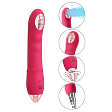 Vibrator și cap de duș erotic YOU2TOYS Showers To Orgasm, pentru stimulare clitoridiană și vaginală, 10 funcții de vibrație, roz