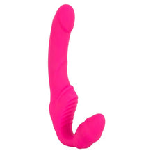 Vibrator dublu YOU2TOYS Strapless Strap-On 2, strap-on fără ham, 9 funcții de vibrație, rezistent la apă, lungime 21.8 cm, roz