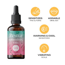 Ulei intim ZESTRA Aphrodisiac Oils, pentru stimulare clitoris, cu efect dublu de încălzire și furnicături, 15 ml