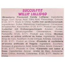 Acadea in forma de penis SPENCER & FLEETWOOD - SUCCULENT WILLIE, 35 g