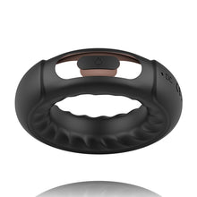 Inel vibrator pentru penis ANBIGUO Adriano, cu telecomanda tip ceas Watchme, 7 functii de vibratie, rezistent la apa IPX7, negru