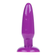 Plug anal BAILE Butt Plug, din gelatină netedă și moale, lungime 15 cm, diametru 4 cm, culoare mov