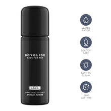Lubrifiant anal BOYGLIDE Made for Men - Aqua, pe bază de apă, compatibil cu prezervative, 30 ml