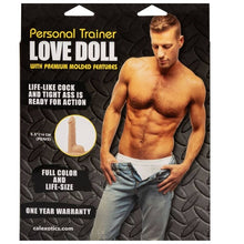 Papusa gonflabila CALEXOTICS - PERSONAL TRAINER LOVE DOLL, cu penis si orificiu anal