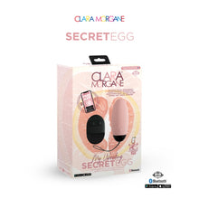 Ou vibrator CLARA MORGANE My Vibrating Secret Egg, control prin telecomandă și aplicație, 10 functii de vibratie, roz
