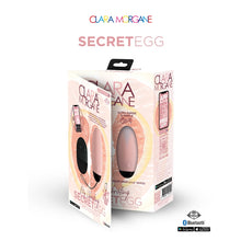 Ou vibrator CLARA MORGANE My Vibrating Secret Egg, control prin telecomandă și aplicație, 10 functii de vibratie, roz