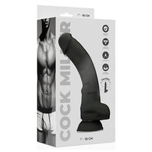 Dildo flexibil COCK MILLER, din silicon, negru, 18 cm