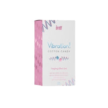Gel pentru stimulare si excitare INTT Vibration! COTTON CANDY , cu efect de incalzire, ALB, Unisex, 15 ml