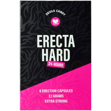 Capsule DEVIL’S CANDY Erecta Hard, pentru erecții puternice și de durată, cu maca și ginseng coreean, 6 buc