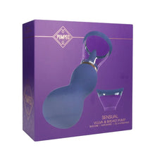 Pompă electrică PUMPED Sensual Vulva & Breast Pump, pentru stimularea zonelor erogene feminine, culoare mov