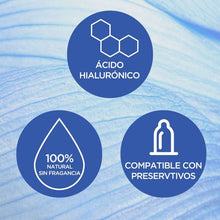 Lubrifiant Durex Natural Hidratante, albastru, pe baza de apa, 100 ml