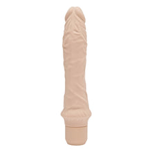 Vibrator TOYJOY Get Real - Classic Large Vibrator, din silicon, 7 funcții de vibrație, rezistent la apă, 24.9 cm, culoarea pielii