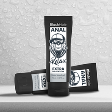 Lubrifiant anal BLACK HOLE - Extra Dilatation, textură groasă, relaxant, pe bază de apă, 70 ml