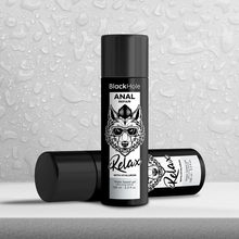 Lubrifiant anal BLACK HOLE, cu acid hialuron, textura groasa, relaxant, pe baza de apa, 100 ml
