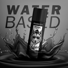 Lubrifiant anal BLACK HOLE, cu acid hialuron, textura groasa, relaxant, pe baza de apa, 100 ml
